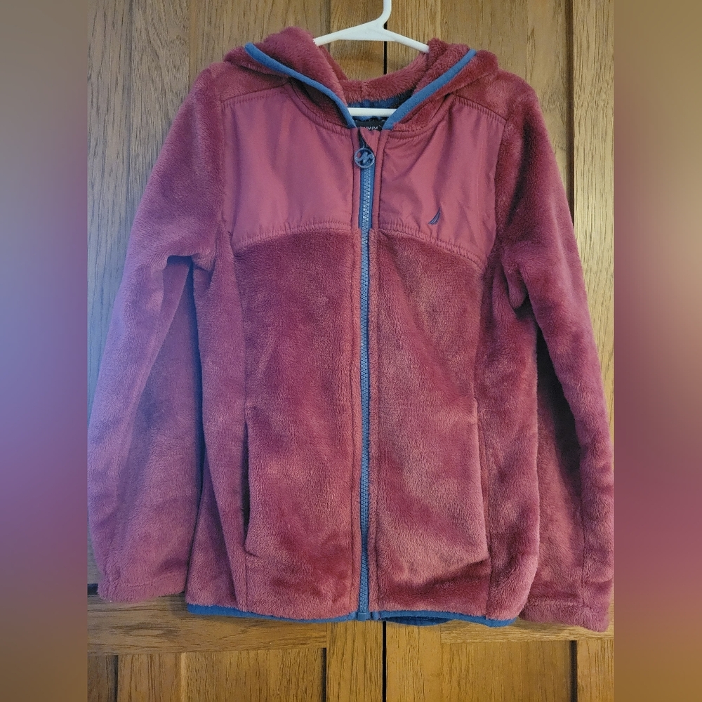 Nautica Girls Fleece Zip-up Size 8/10